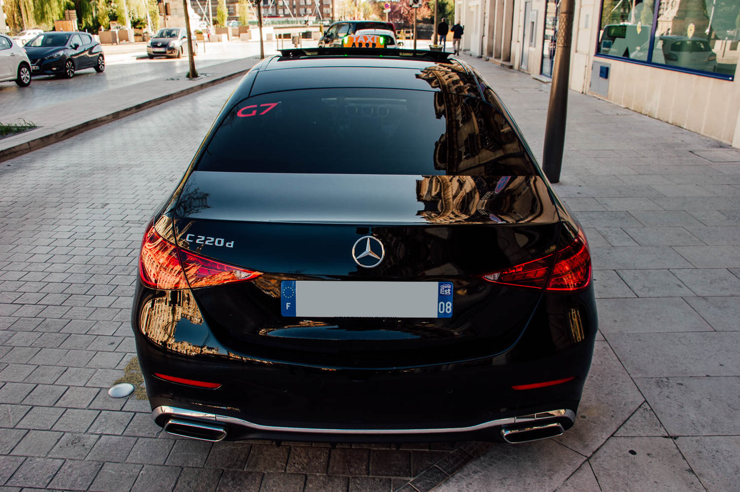 Taxi Ducale arrière Mercedes Classe C220